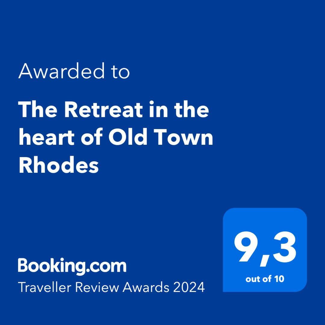 The Retreat In The Heart Of Old Town Rhodes Villa Rhodes City Ngoại thất bức ảnh